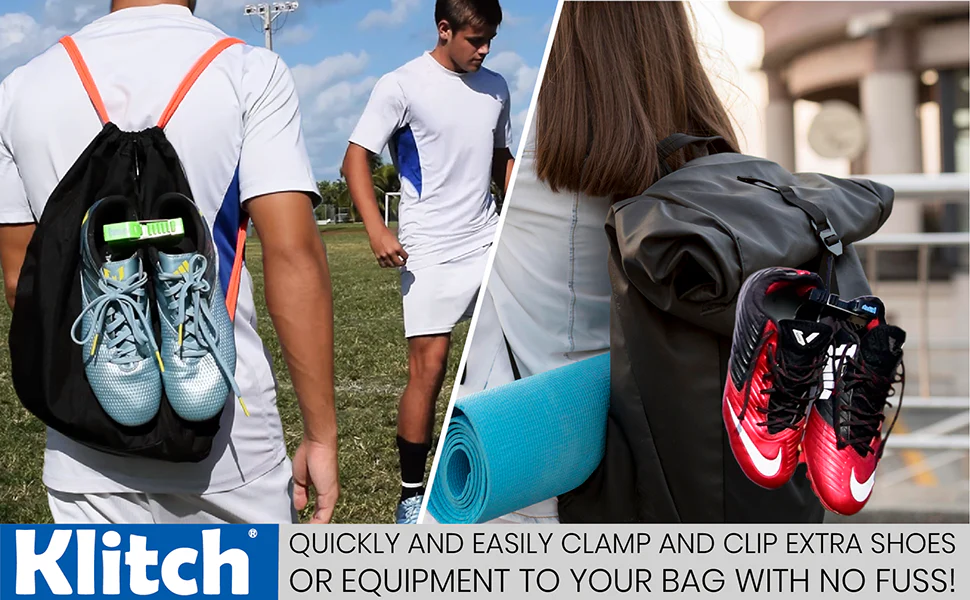 Gen 2.0 Klitch Sport Footwear Clip - Red - 5 Pack - Image 5